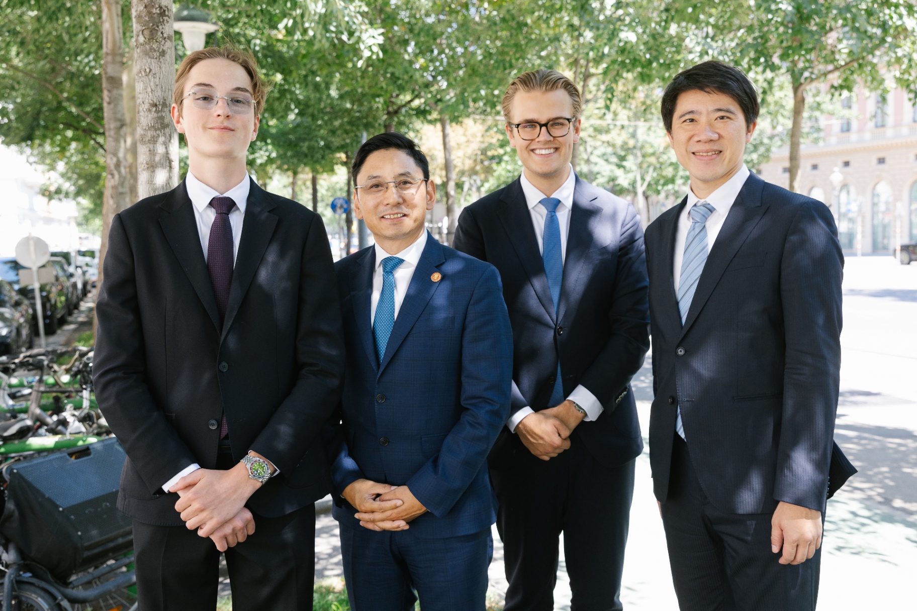 Gründungsteam der CHANDAL Quantum Group in Wien.
