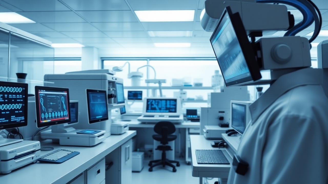 Clinical laboratory with sequencing equipment